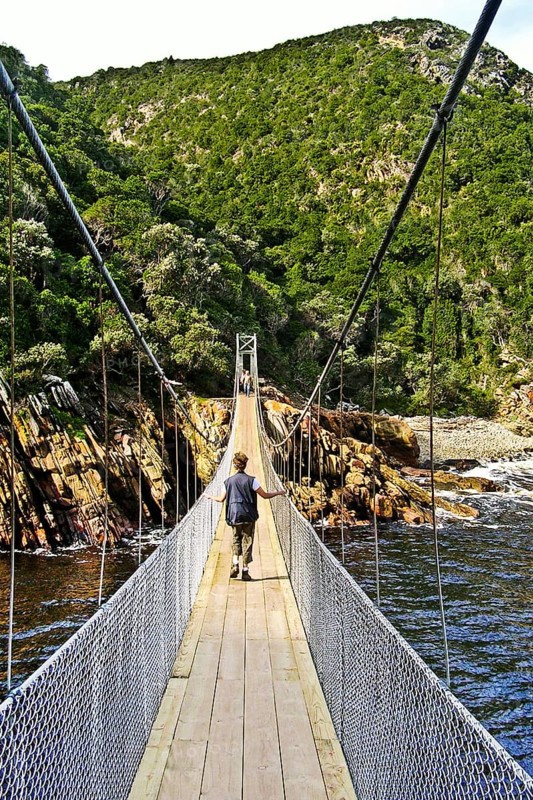 Storms River Mouth Suspension Bridge