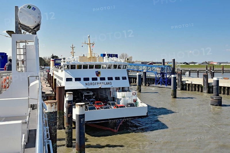 Ferry North Frisia in the port of Wyk auf Foehr