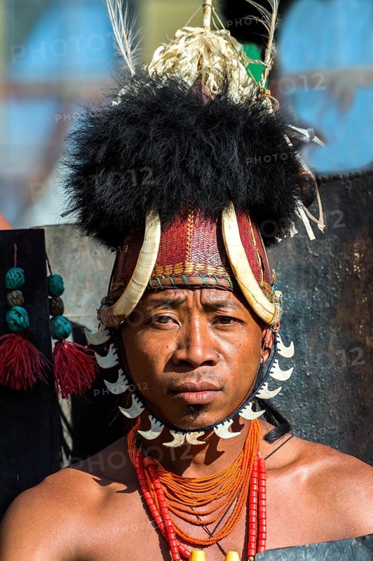 Tribesmen at the Hornbill Festival