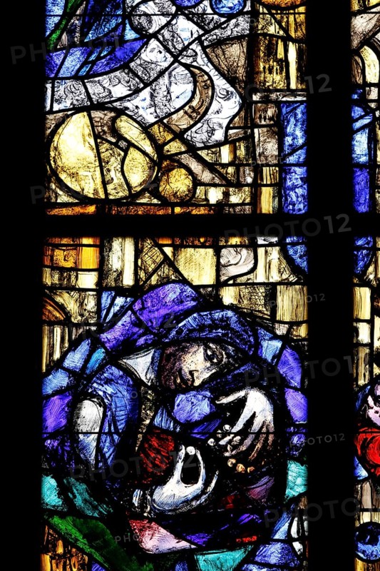 Preacher's window by Peter Valentin Feuerstein in Ulm Cathedral