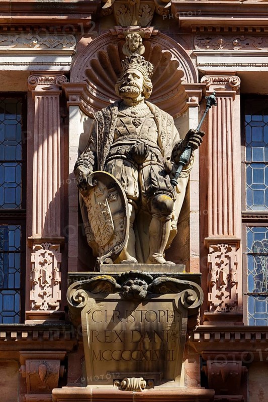 Sculpture of Christoph III born as Christoph von Pfalz-Neumarkt