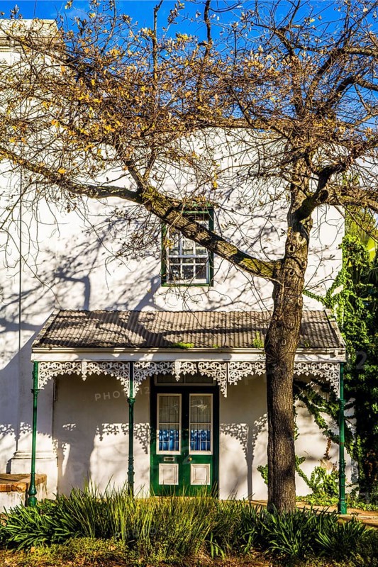 Stellenbosch with intact historic old town