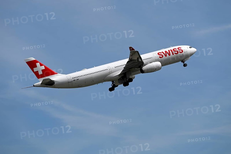 Flugzeug Swiss