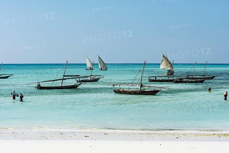 Fischerboote vor Nungwi