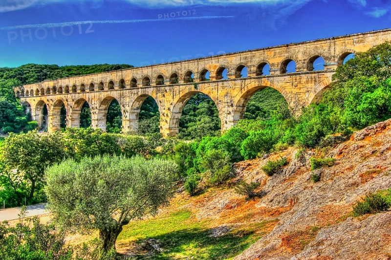 Pont du Garde Occitania Aqueduct Bridge over the Gardon River