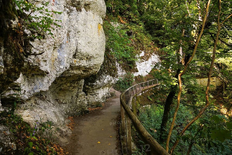 Wanderweg im Fuerstlichen Park Inzigkofen