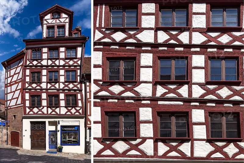 Historic half-timbered house