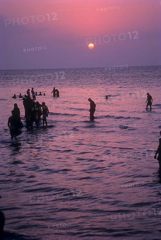 People at a beach