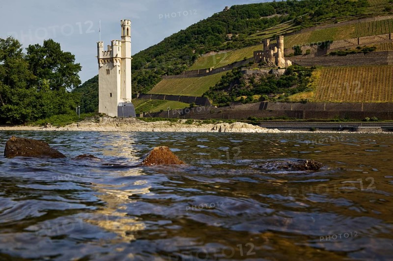 Bingen Maeuseturm and Ehrenfels Castle