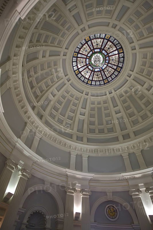 Ceiling with dome in the foyer of the Kaiser-Wilhelms Bad in the spa garden