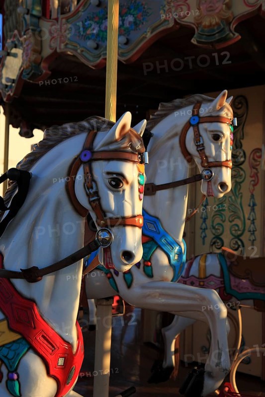 Old traditional carousel