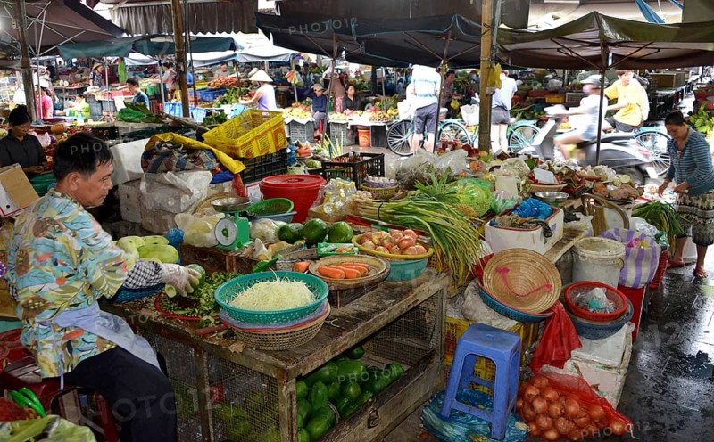 Vegetable stall