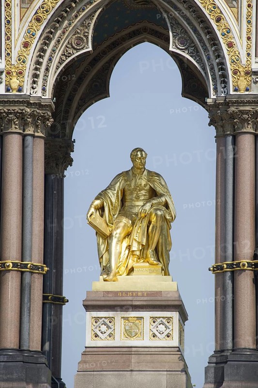 Gilt Memorial Statue of Prince Albert