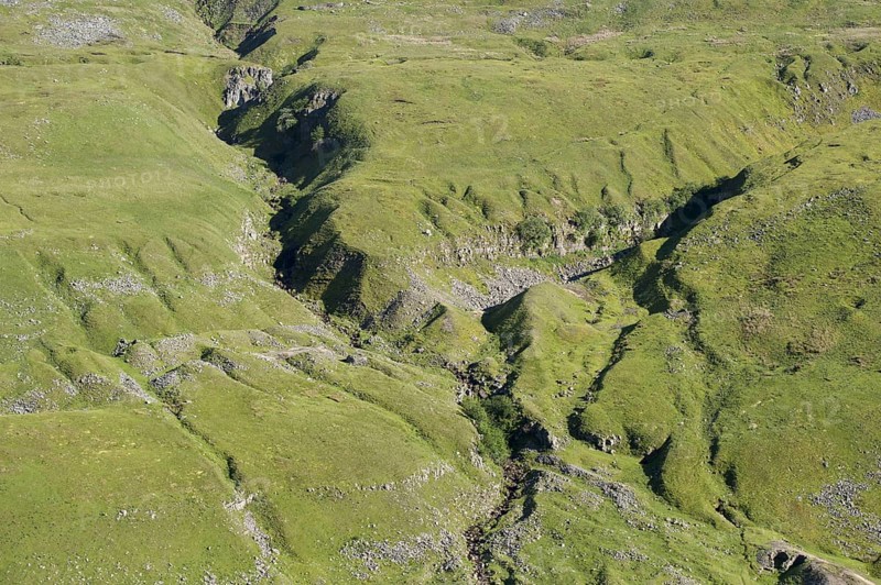 View of an old lead mine