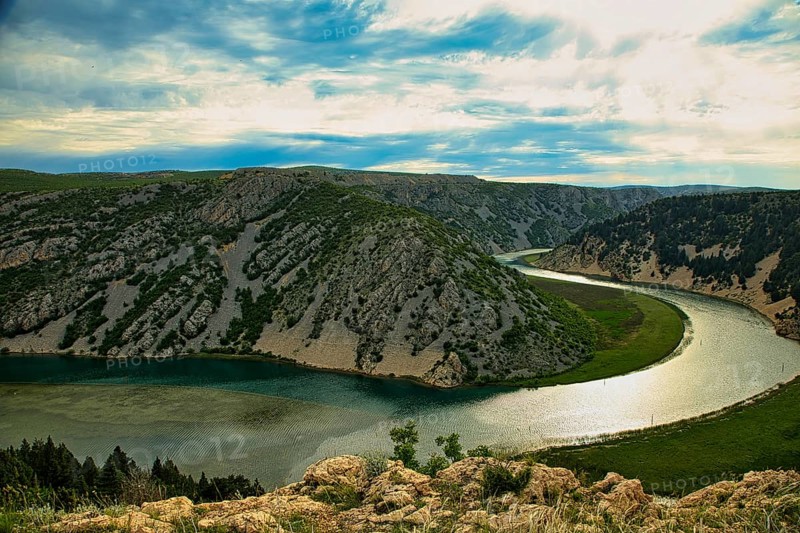 River landscape Zermanja