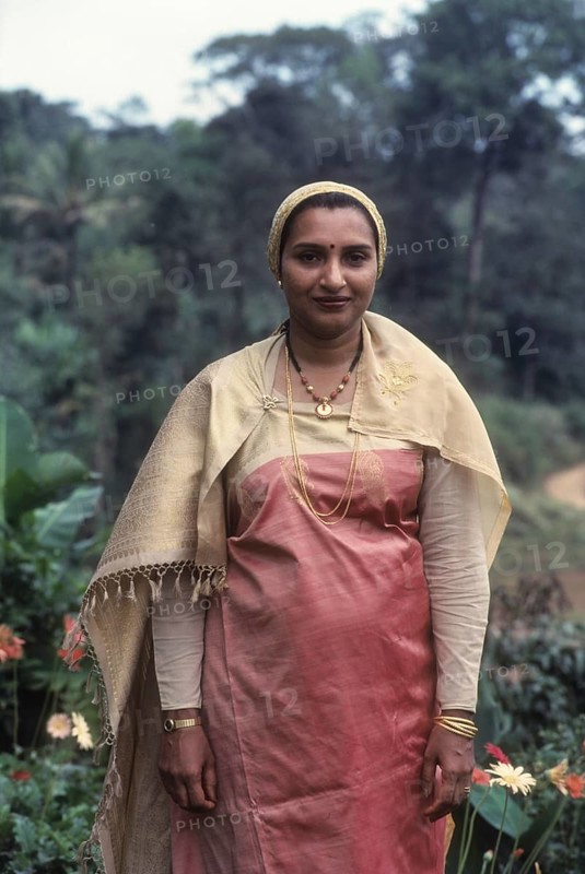 Kodava woman in his traditional dress at Madikeri