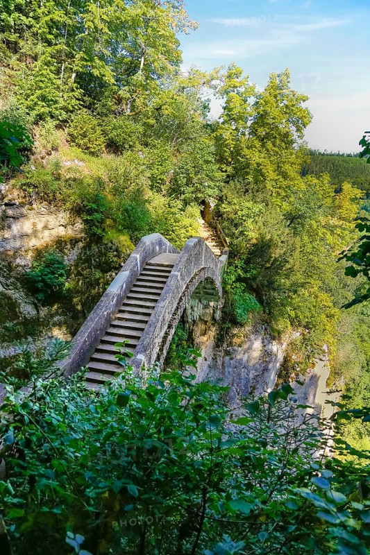 Teufelsbruecke im Fuerstlichen Park Inzigkofen