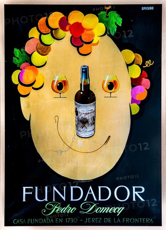 Museum with old advertising posters