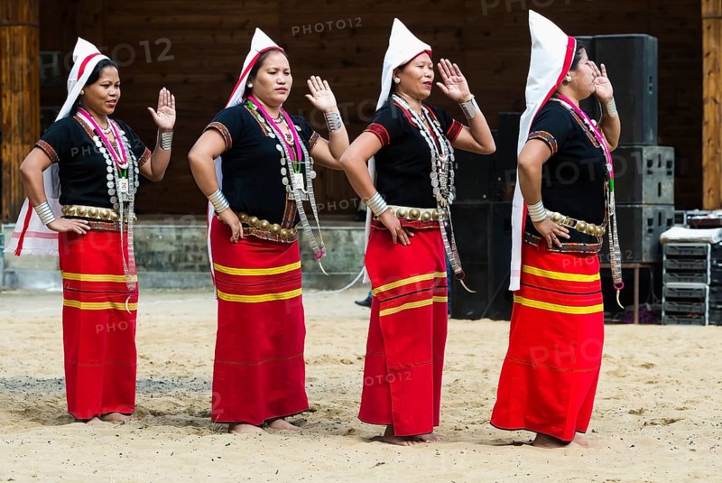 Ritual tribal dances at the Hornbill Festival