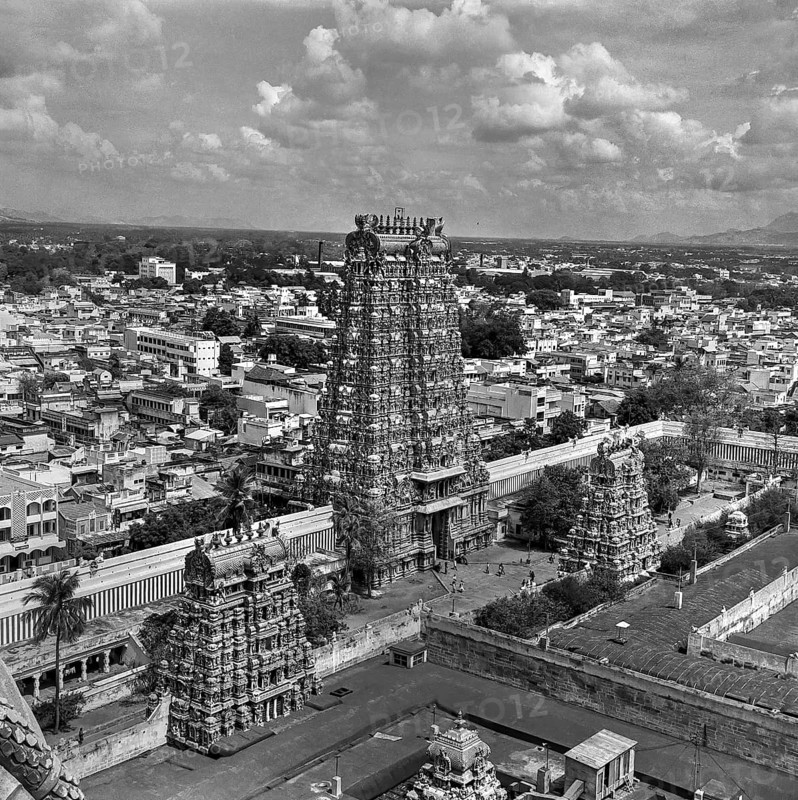 Birds Eye View Of Meenakshi Temple