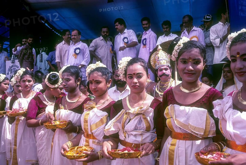 Athachamayam celebration in Thripunithura during Onam near Ernakulam
