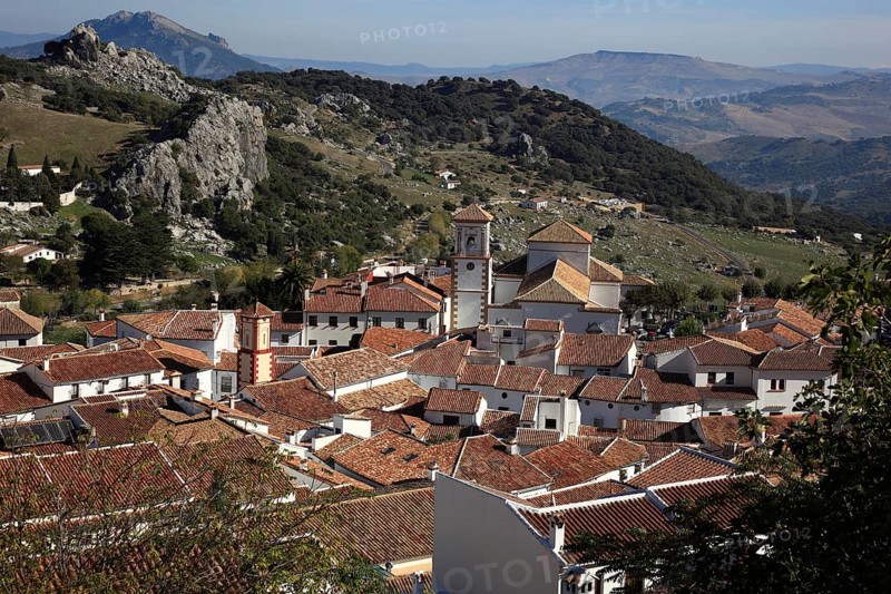 Town of Grazalema in the province of Cadiz