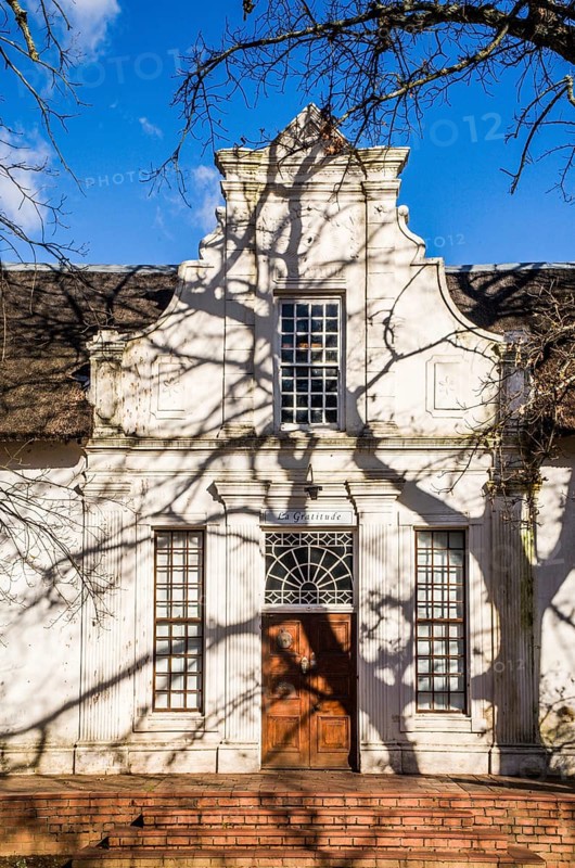 Stellenbosch with intact historic old town
