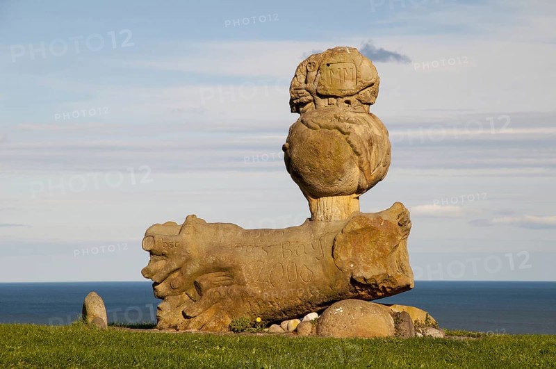 Millennium Sculpture on the Cliff Top