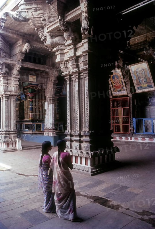 The Giant pillar in front of the nrittasaba in Nataraja Temple at Chidambaram