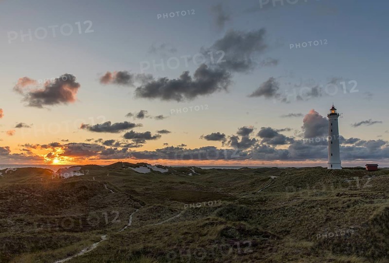 Evening atmosphere at Lyngvig Fyr lighthouse