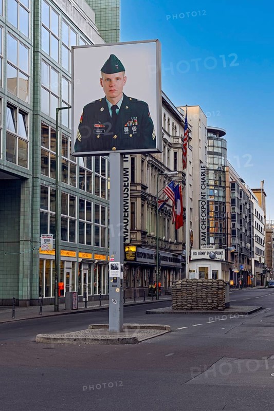 Former border crossing for diplomats in Berlin