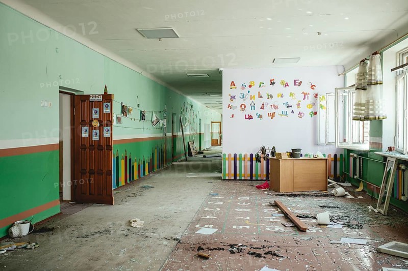 25th school destroyed by a Russian missile attack on 4 March at 9:30 h
