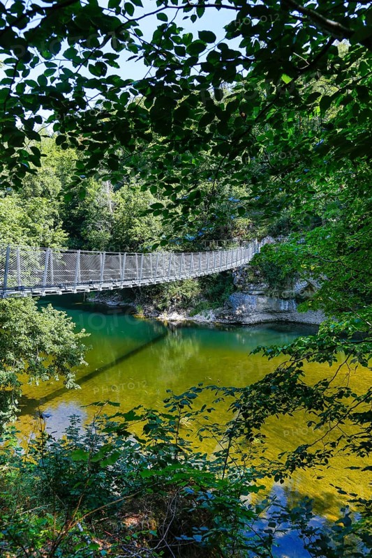 Haengebruecke im Fuerstlichen Park Inzigkofen