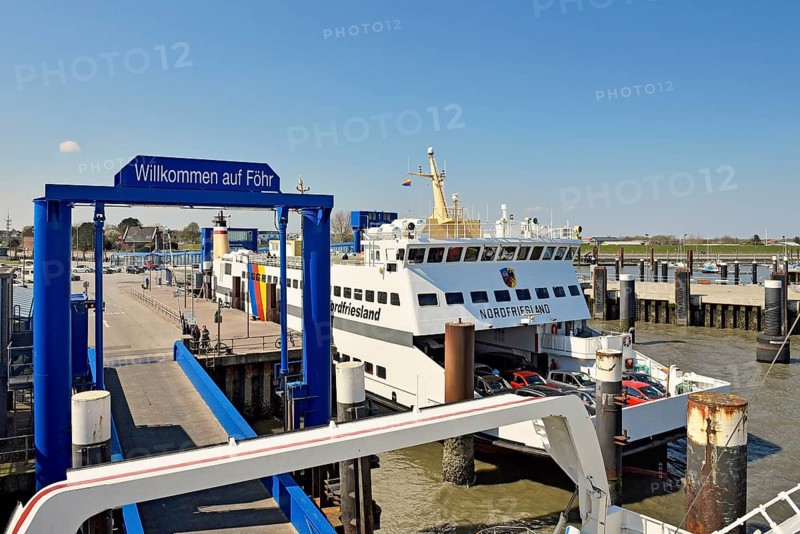 Ferry North Frisia in the port of Wyk auf Foehr