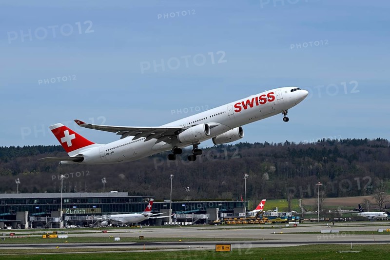 Flugzeug Swiss