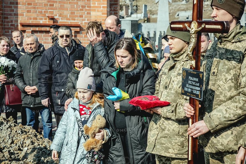 Burial of Oleg Yashchishin