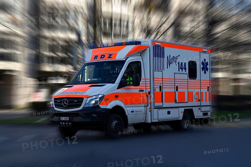 Wischbild Rettungsdienst Notruf 144