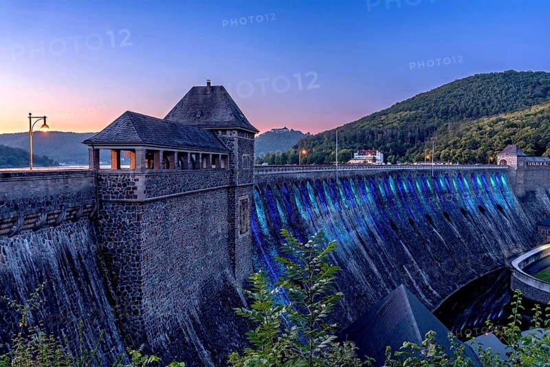 Dam in the evening light
