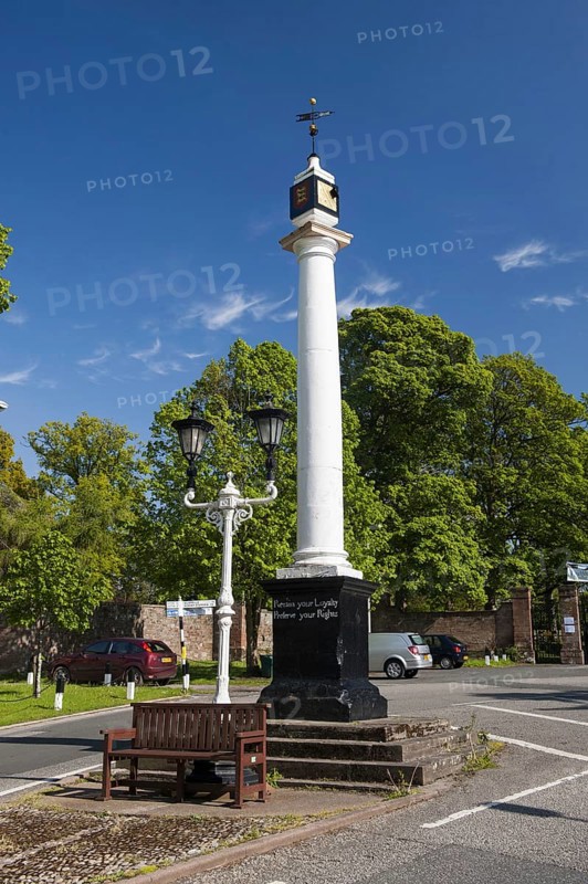 17th century high cross in the town