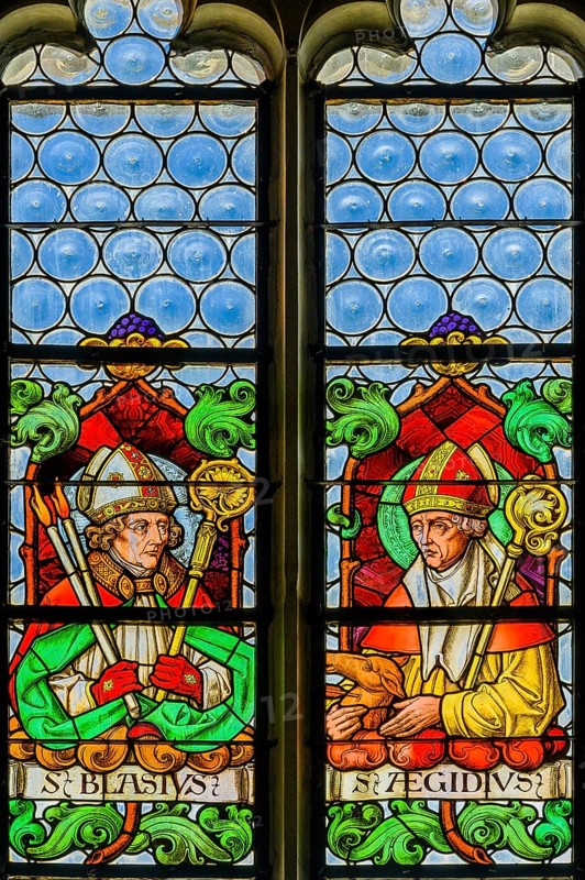 Colourful church window