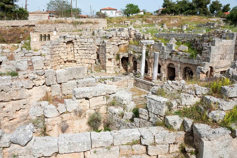 Fountain complex of the Peirene spring
