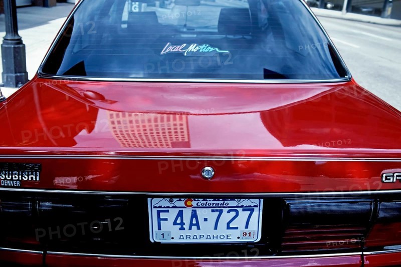 Car licence plate USA
