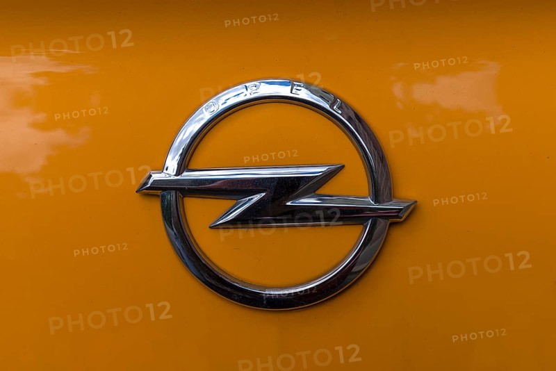Car logo of the Opel company