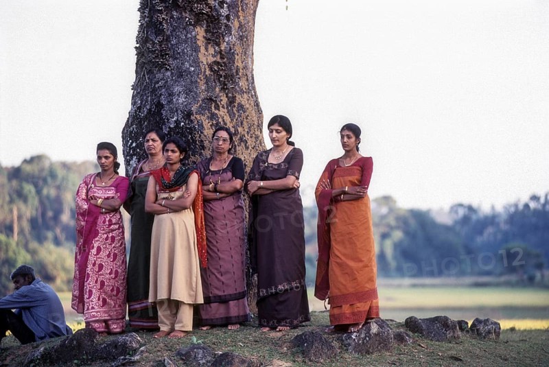 Kodava women in their traditional dress at Madikeri