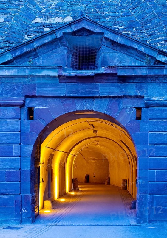 Ehrenbreitstein Fortress in the evening