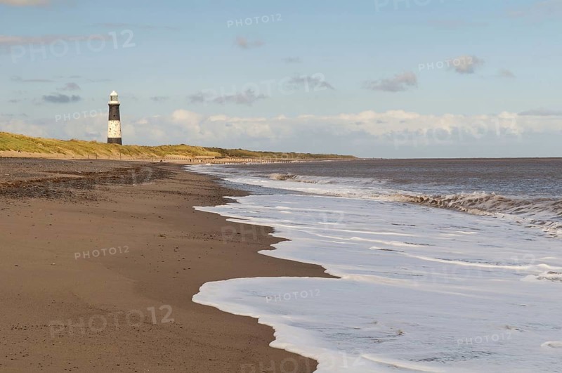 View of beach and 'new' lighthouse