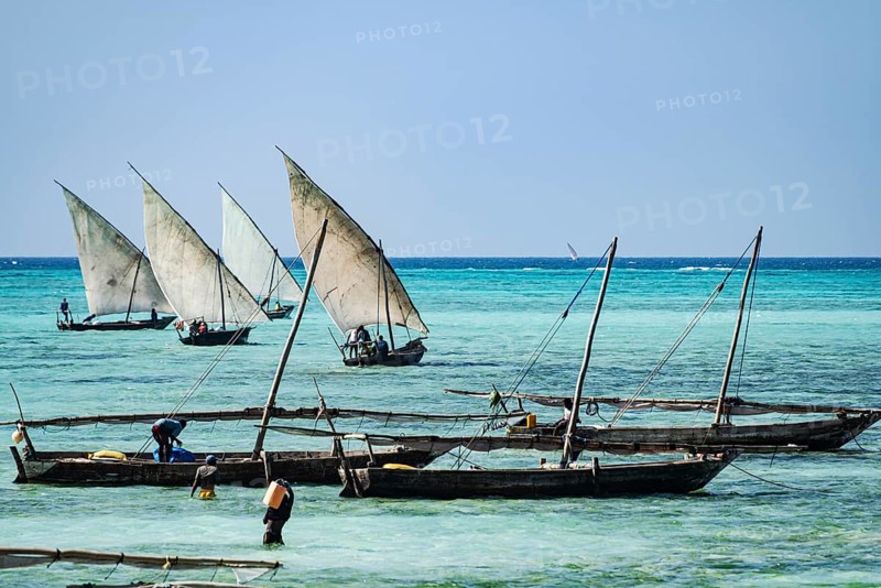Fischerboote vor Nungwi