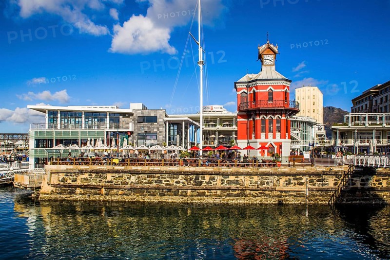 View of Clock Tower and Nelson Mandela Gateway