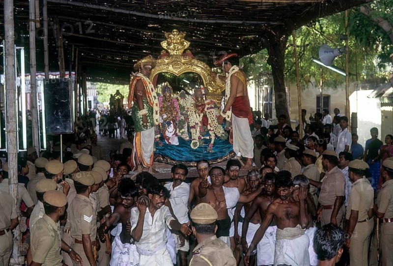 Wedding sequence of Goddess Meenkashi and Lord Sundareswarar in Madurai