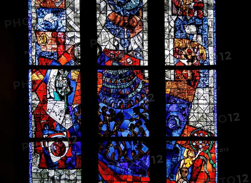 Fulfilment window by Peter Valentin Feuerstein in Ulm Cathedral